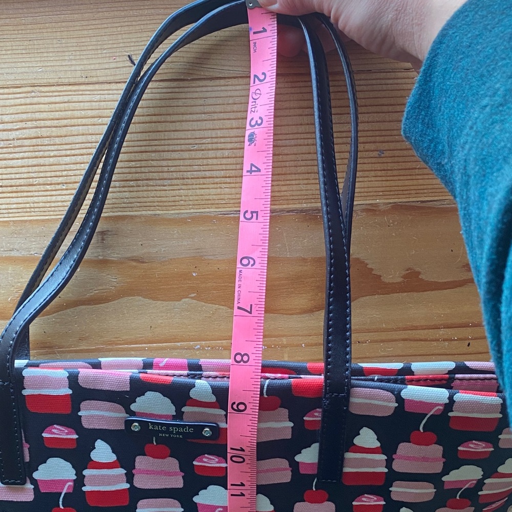 Kate Spade Black and Pink Cake Print Tote - Picture 6 of 6
